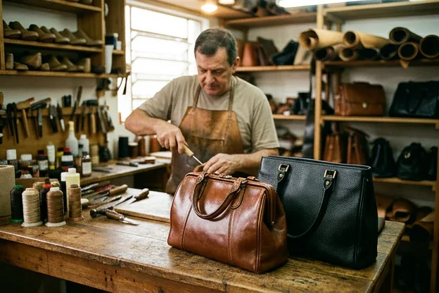 Bolsas de couro reformadas em Guarapuava.